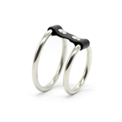 Duo Cock & Ball Ring Metal Cock Devices