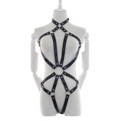 Husband and wife adult health supplies leather clothes erotic female apparatus props stage bound service