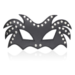 Hairy strange eyes with fan-shaped flat nails goggles extreme temptation leather taste queen nightclub Adult supplies accessorie