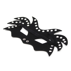 Hairy strange eyes with fan-shaped flat nails goggles extreme temptation leather taste queen nightclub Adult supplies accessorie