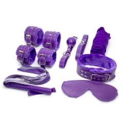 Factory direct Adult supplies leather suit handcuffs patch plug whip erotic neck joint