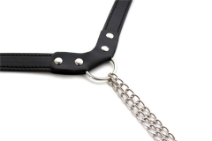 A new hot chain coquettish sex toys Adult supplies toys leather stage dance
