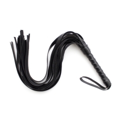 Factory selling adult supplies flirt whip bound leather red black pink white leather whip