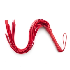 Factory selling adult supplies flirt whip bound leather red black pink white leather whip