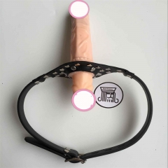 Factory direct sales of health products wholesale free adult black color double phallus plug lock