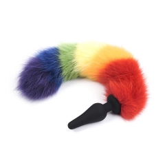 Rainbow Tail Anal Plug