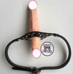 Factory direct sales of health products wholesale free adult black color double phallus plug lock