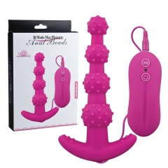 10 frequency shuang le four beads hc89017 vibration rear atrium anal plug
