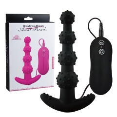 10 frequency shuang le four beads hc89017 vibration rear atrium anal plug