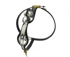Male chastity chastity belt lock iron underwear type T stainless steel lock ring chastity Comrade gayCB6000S fine penis