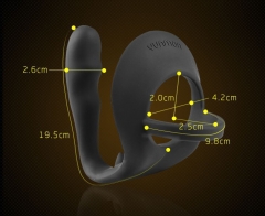 Male prostate massager silicone anal plug