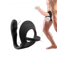 Male prostate massager silicone anal plug