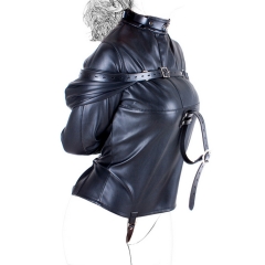 PU Leather Straitjacket BDSM Bondage Harness Fetish