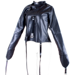 PU Leather Straitjacket BDSM Bondage Harness Fetish