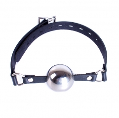Sex & Mischief Breathable Stainless Steel Ball Gag Black