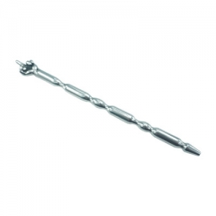 Metal stainless steel male with urethral plug.