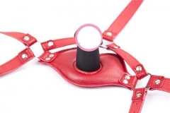 Silicone Dildo Mouth Gag Mask Sexy Costume Accessory For Adult Role Play Head Harness Mouth Gagged Bondage Restraints Sex Toys