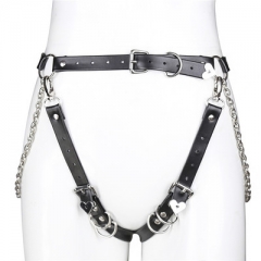 Love wears leather underwear
