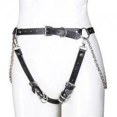 Love wears leather underwear