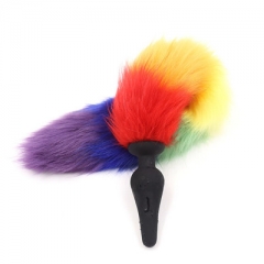 Rainbow Tail Anal Plug