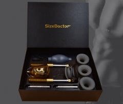Sizedoctor penis physical traction spring stretch bracket for men training negative pressure vacuum system