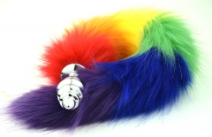 Colorful gradient tail thread