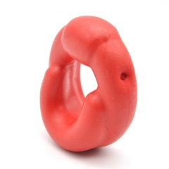 Water-soluble TPR pendant chaste lock cock ring