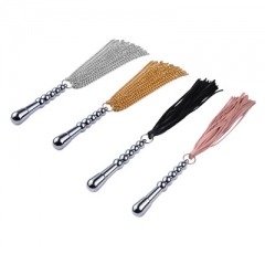 Metal chain sex whip couples flirt whip adult toys rear anal plug