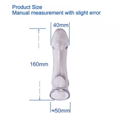 Penile cover for men with fun crystal cover