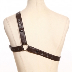 The costume was accessorized with a belt