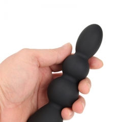 Silicone beads with extra large anal plug