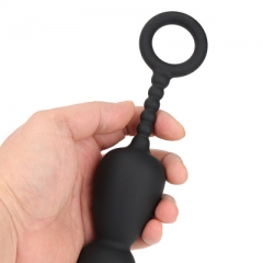 Silicone beads with extra large anal plug