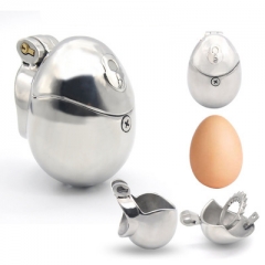 New men with stainless steel all around the weight of the egg virginity lock