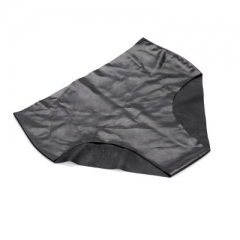 Women's patent-leather bound panties