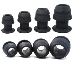 Silicone anal plug masturbator