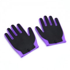 Silicone electric shock gloves