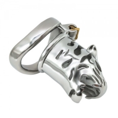 Tiger head long style male chastity lock