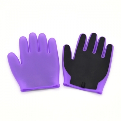 Silicone electric shock gloves