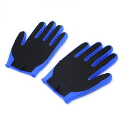 Silicone electric shock gloves