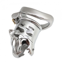 Tiger head long style male chastity lock
