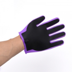 Silicone electric shock gloves