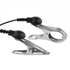 Breast clip exercise metal electric shock breast clip
