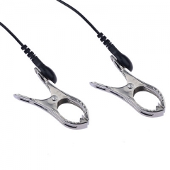 Breast clip exercise metal electric shock breast clip