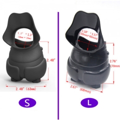 Male Penis Scrotum Ring Sleeve Ball Stretcher Cock Cage Men Sex Toys