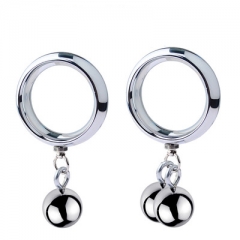 Penis Extender Enlargement Erection Metal Cock Ring Male Chastity Ball Heavy Penis Weight Hanger Stretcher Ring Sex Toys Gay