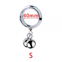 Penis Extender Enlargement Erection Metal Cock Ring Male Chastity Ball Heavy Penis Weight Hanger Stretcher Ring Sex Toys Gay