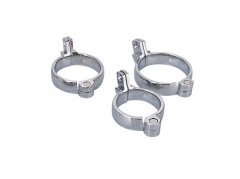 Stainless steel chastity device special card ring pin card ring clasp Comrade
