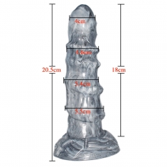 Virtual dildo anal plug toy in the vestibule