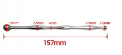 Stainless steel catheter urethral plugging fun