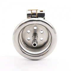 Stainless steel men's plate chastity lock prevents escape CB6000S